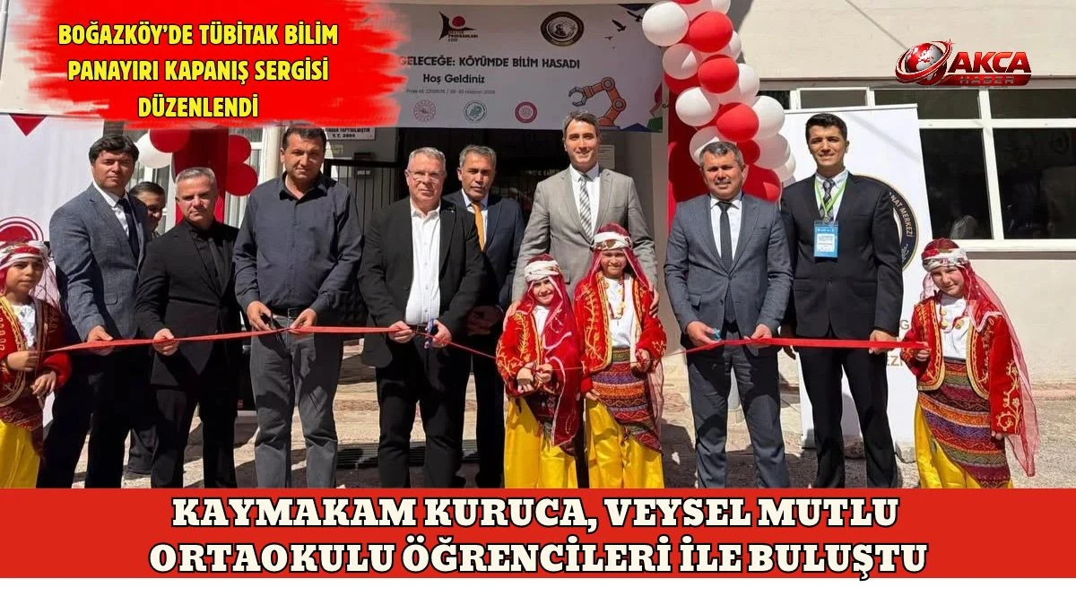 KAYMAKAM KURUCA, VEYSEL MUTLU ORTAOKULU &Ouml;ĞRENCİLERİ İLE BULUŞTU