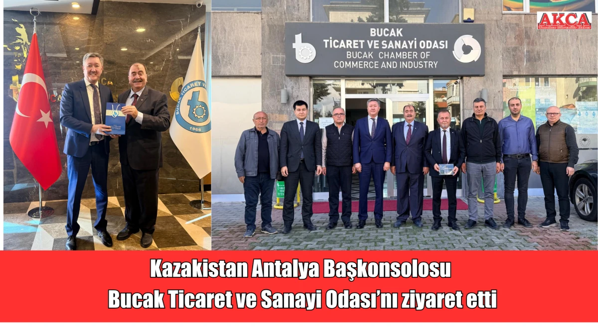 Kazakistan Başkonsolosu'ndan Bucak ziyareti