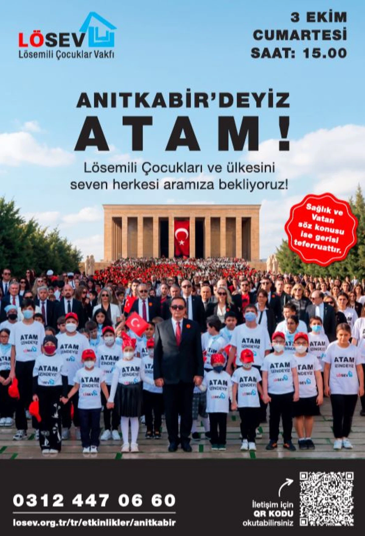 L&Ouml;SEV AİLESİ 3 EKİM&rsquo;DE ATAT&Uuml;RK&rsquo;&Uuml;N HUZURUNDA BULUŞACAK
