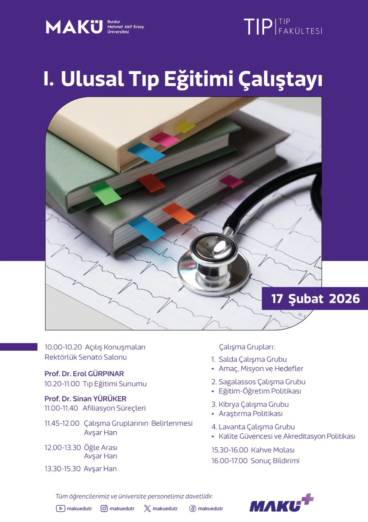 MAK&Uuml; TIP FAK&Uuml;LTESİ İ&Ccedil;İN GERİ SAYIM BAŞLADI: ULUSAL TIP EĞİTİMİ &Ccedil;ALIŞTAYI D&Uuml;ZENLENİYOR