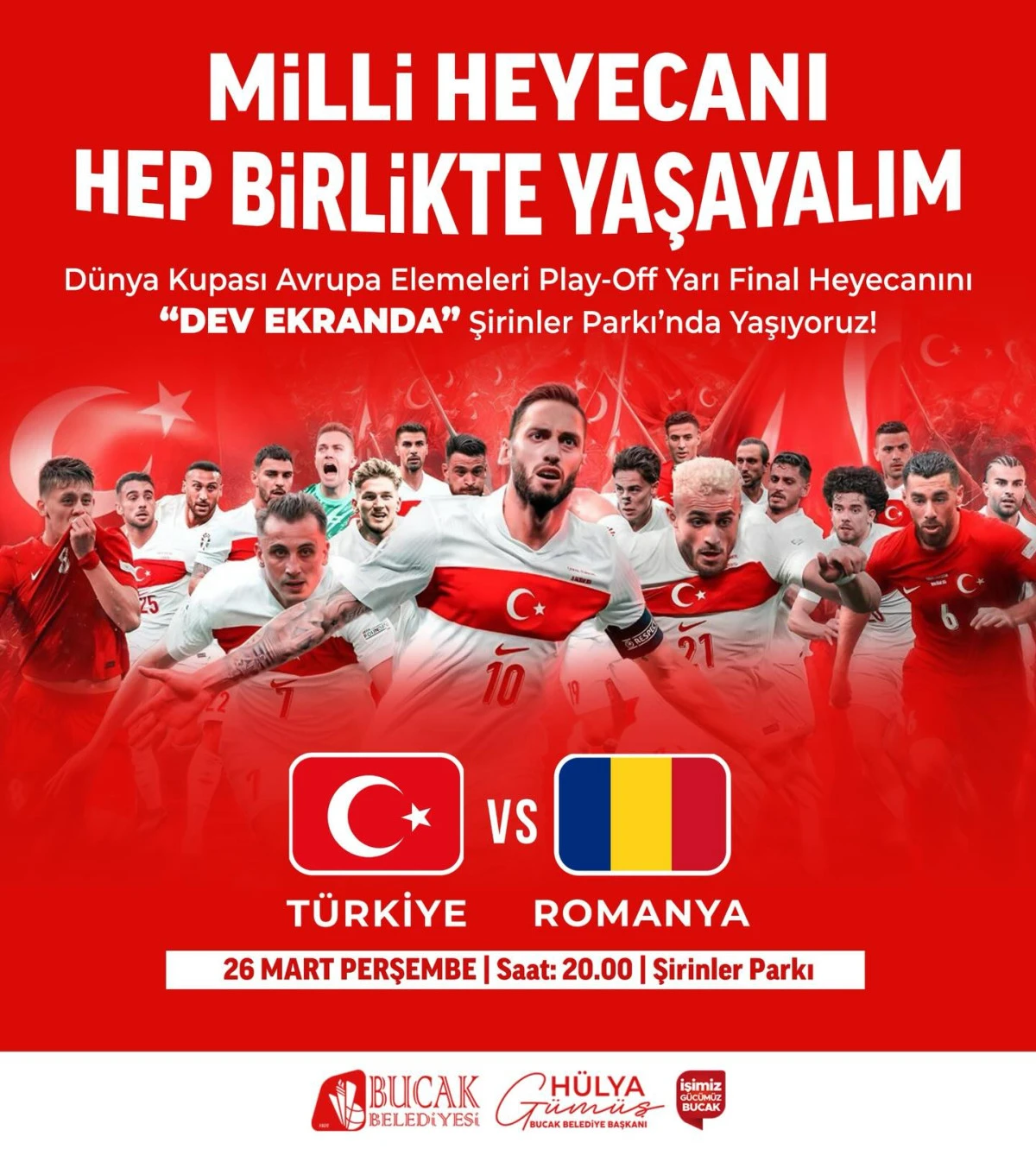 MİLLİ HEYECAN BUCAK ŞİRİNLER PARKI&rsquo;NDA YAŞANACAK