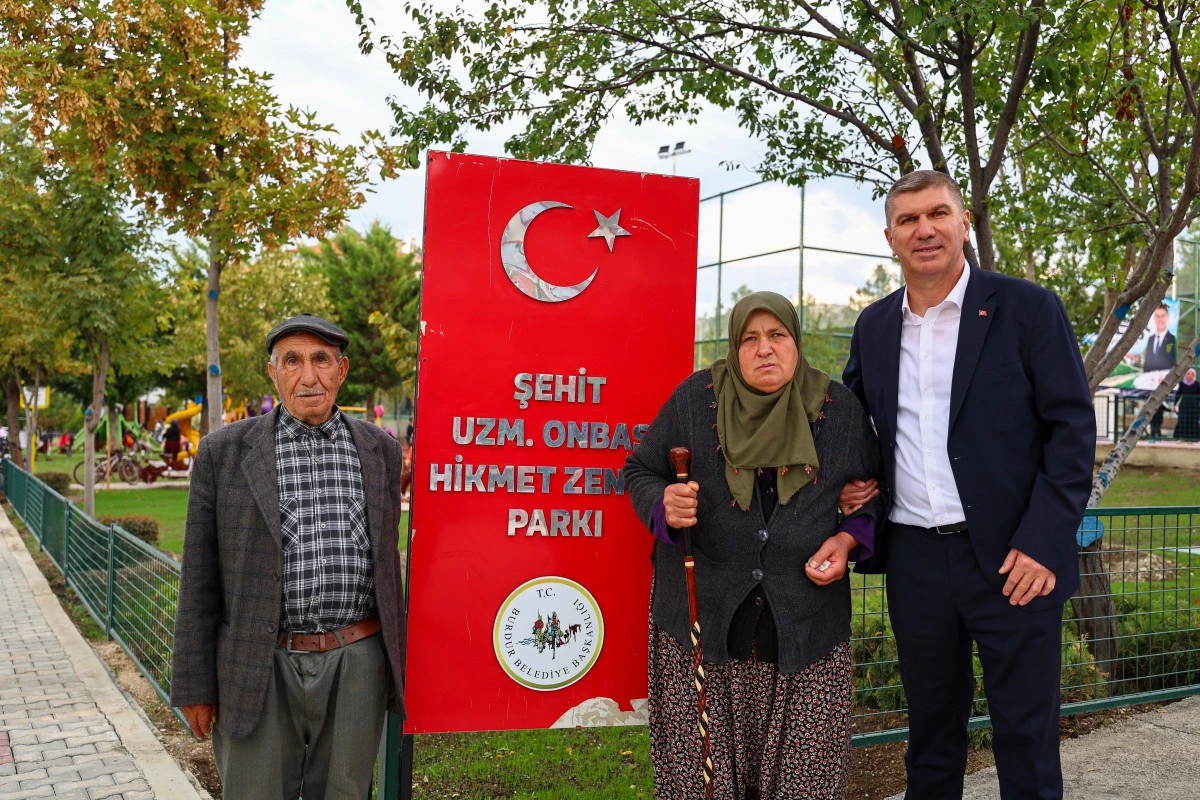 Şehidin adını taşıyan park yenilendi