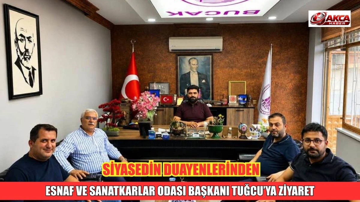 SİYASEDİN DUAYENLERİNDEN TUĞCU&rsquo;YA ZİYARET
