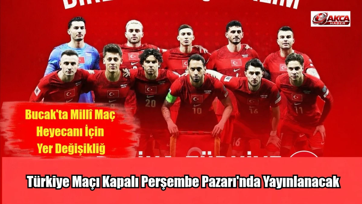 T&uuml;rkiye Ma&ccedil;ı Kapalı Perşembe Pazarı'nda Yayınlanacak