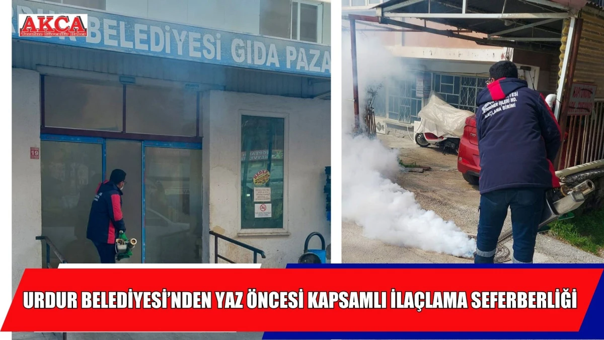 BURDUR BELEDİYESİ&rsquo;NDEN YAZ &Ouml;NCESİ KAPSAMLI İLA&Ccedil;LAMA SEFERBERLİĞİ