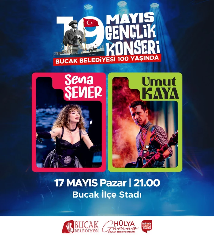 Bucak&rsquo;ta 19 Mayıs coşkusu konserle yaşanacak